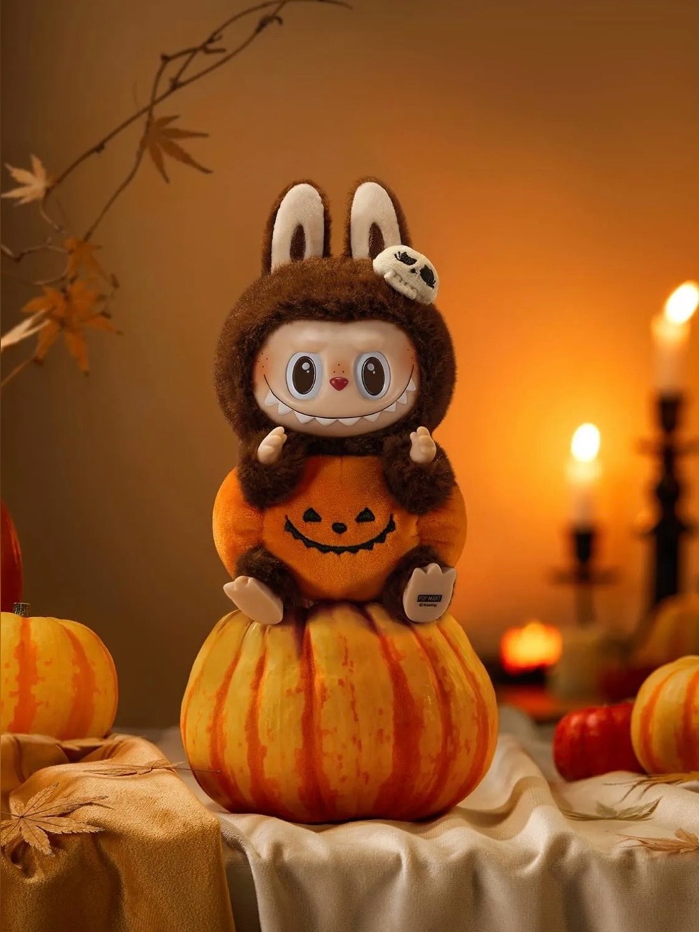 Labubu The Monsters HAPPY HALLOWEEN PARTY SERIES-SITTING PUMPKIN